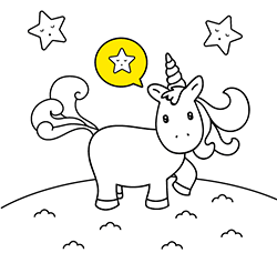 Dibujos Faciles de Unicornios  Como Dibujar un Unicornio Kawaii  Colorear  Dibujos para Pintar  YouTube