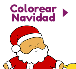 Colorear dibujos navideos