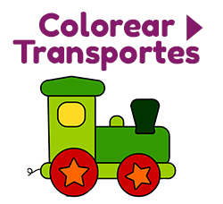 Colorear medios de transporte