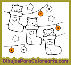 Dibujos para pintar de Navidad. Dibujos para Colorearte